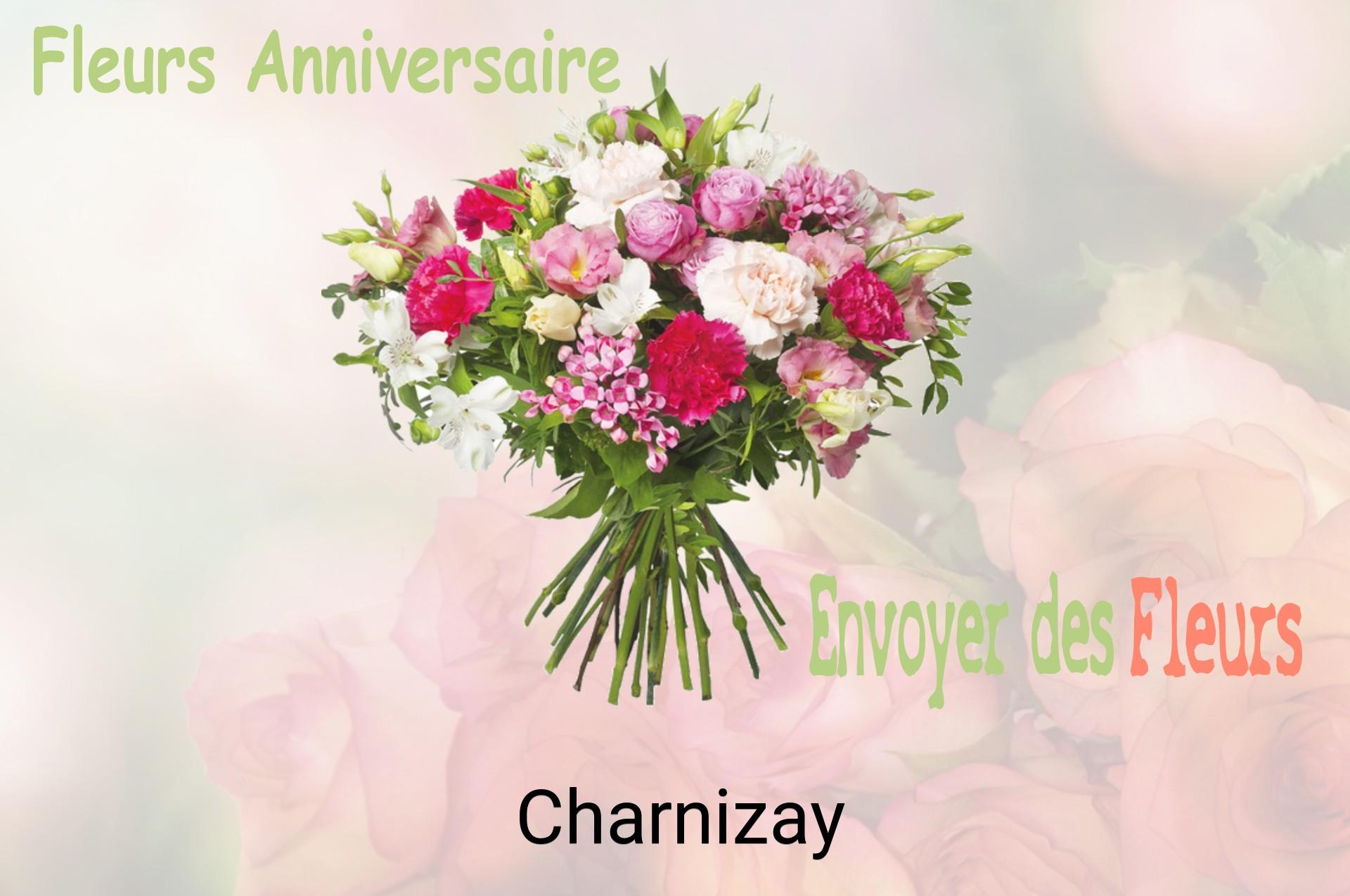 Bouquet de fleurs d’anniversaire livré à Charnizay